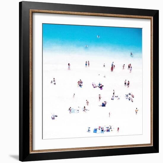 Whitewashed Beach B-THE Studio-Framed Giclee Print