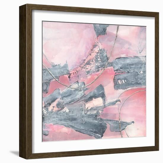 Whitewashed Blush III-Chris Paschke-Framed Art Print