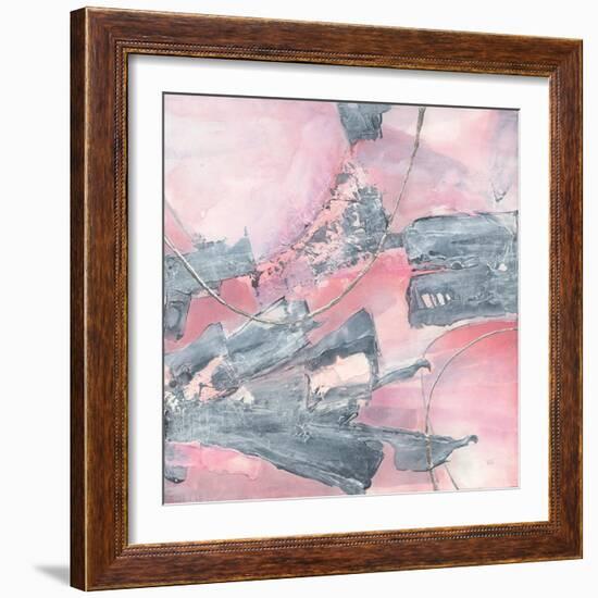 Whitewashed Blush III-Chris Paschke-Framed Art Print