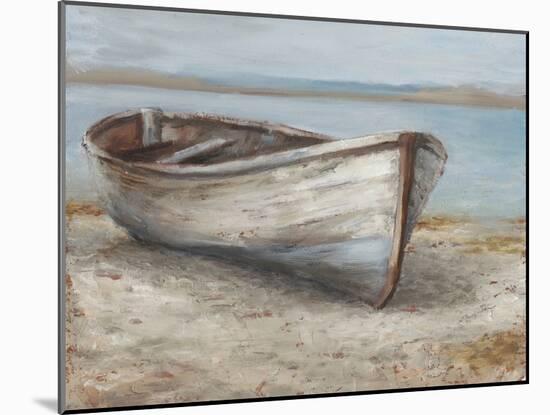 Whitewashed Boat I-null-Mounted Art Print