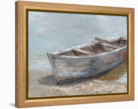 Whitewashed Boat II-null-Framed Stretched Canvas