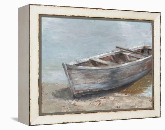 Whitewashed Boat II-null-Framed Stretched Canvas