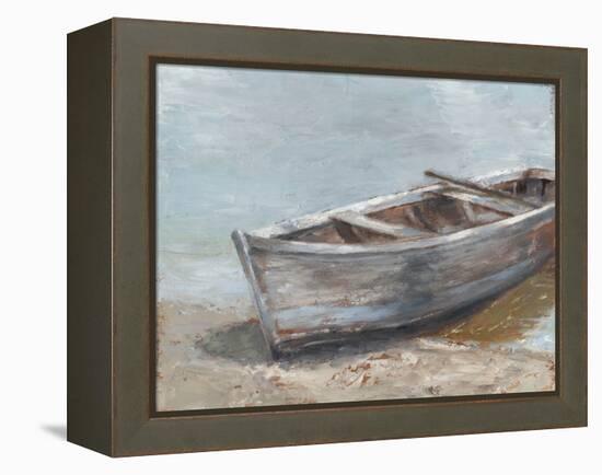 Whitewashed Boat II-null-Framed Stretched Canvas