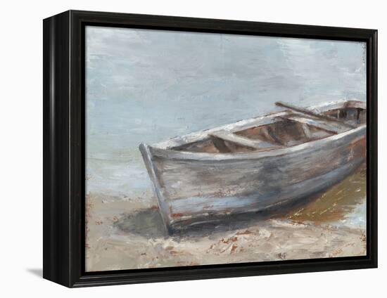 Whitewashed Boat II-null-Framed Stretched Canvas