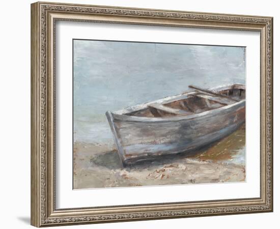 Whitewashed Boat II-null-Framed Art Print