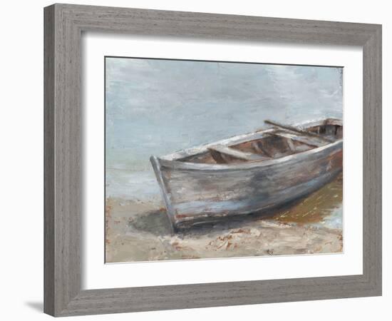 Whitewashed Boat II-null-Framed Art Print