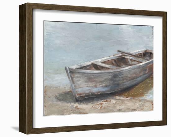 Whitewashed Boat II-null-Framed Art Print