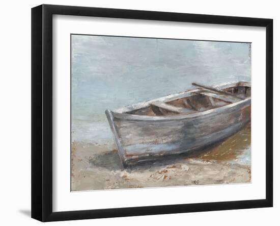Whitewashed Boat II-null-Framed Art Print