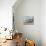 Whitewashed Boat II-null-Mounted Art Print displayed on a wall