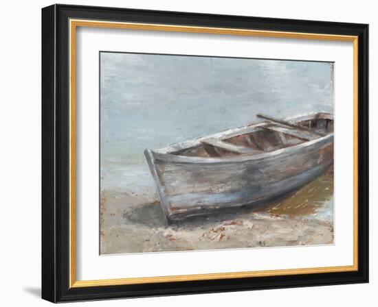 Whitewashed Boat II-null-Framed Art Print