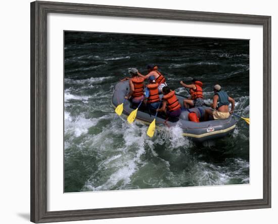 Whitewater Rafting in Salmon River, Idaho, USA-Bill Bachmann-Framed Photographic Print