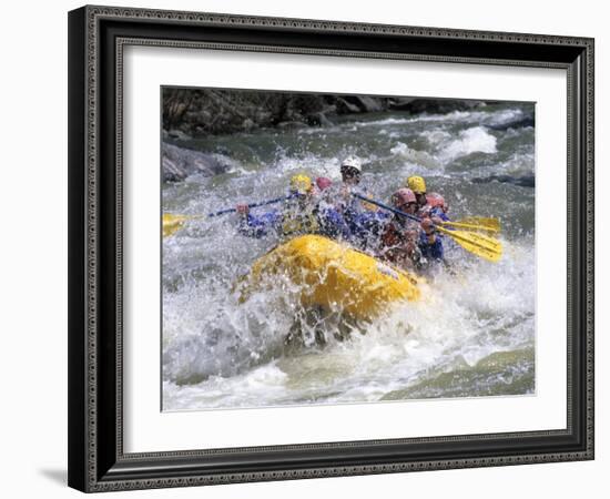 Whitewater Rafting, Montana, USA-Michael DeFreitas-Framed Photographic Print