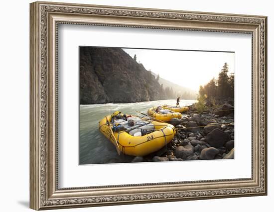 Whitewater Rafting on the Chilko River. British Columbia, Canada-Justin Bailie-Framed Photographic Print