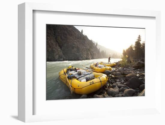 Whitewater Rafting on the Chilko River. British Columbia, Canada-Justin Bailie-Framed Photographic Print