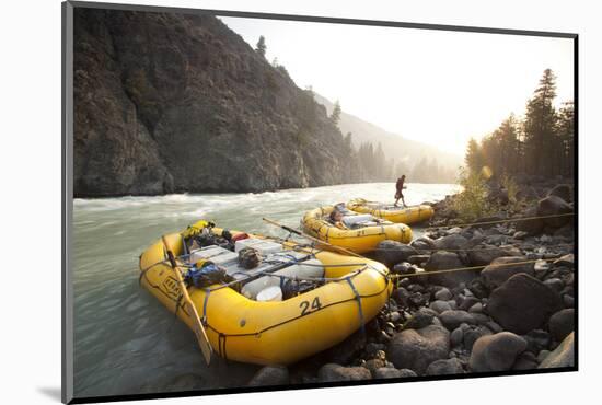 Whitewater Rafting on the Chilko River. British Columbia, Canada-Justin Bailie-Mounted Photographic Print