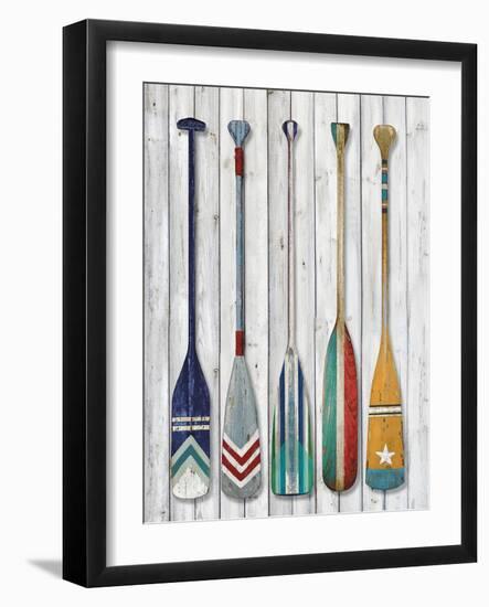 Whitewater Slalom-Mark Chandon-Framed Giclee Print