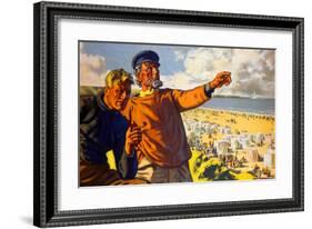 Whitley Bay-Arthur C Michael-Framed Giclee Print