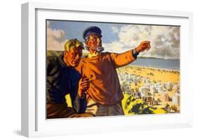 Whitley Bay-Arthur C Michael-Framed Giclee Print