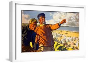 Whitley Bay-Arthur C Michael-Framed Giclee Print