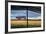 Whitman County, Lacrosse, Pioneer Stock Farm, View from Fran Jones Home of Flag and Pasture-Alison Jones-Framed Photographic Print