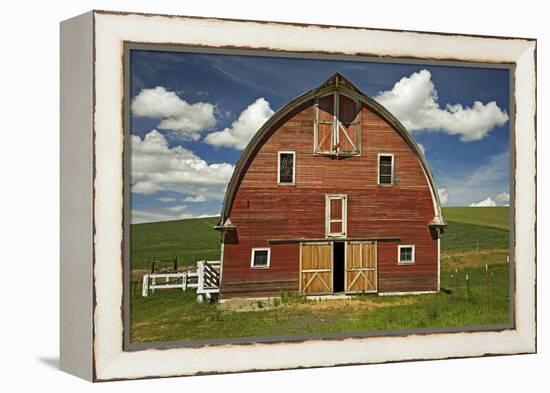 Whitman County, Palouse, Barn, Washington, USA-Charles Gurche-Framed Premier Image Canvas