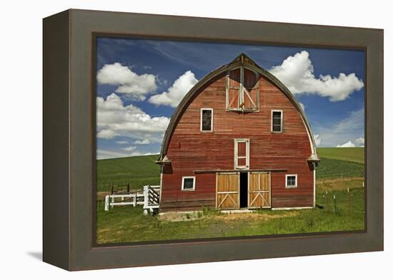 Whitman County, Palouse, Barn, Washington, USA-Charles Gurche-Framed Premier Image Canvas