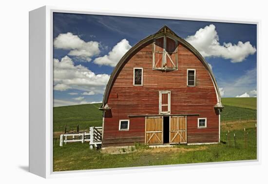 Whitman County, Palouse, Barn, Washington, USA-Charles Gurche-Framed Premier Image Canvas