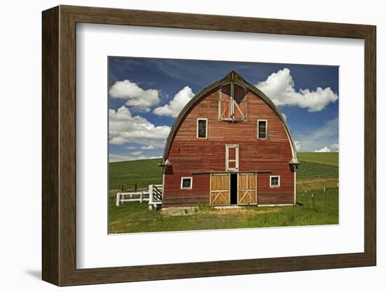 Whitman County, Palouse, Barn, Washington, USA-Charles Gurche-Framed Photographic Print