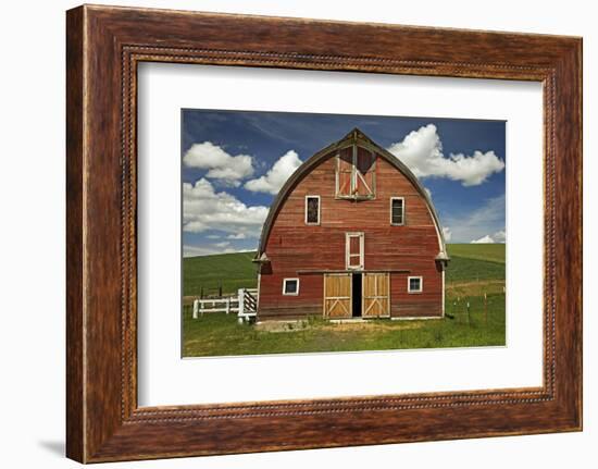 Whitman County, Palouse, Barn, Washington, USA-Charles Gurche-Framed Photographic Print