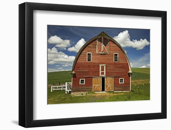 Whitman County, Palouse, Barn, Washington, USA-Charles Gurche-Framed Photographic Print