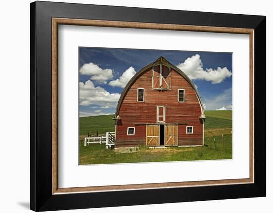 Whitman County, Palouse, Barn, Washington, USA-Charles Gurche-Framed Photographic Print