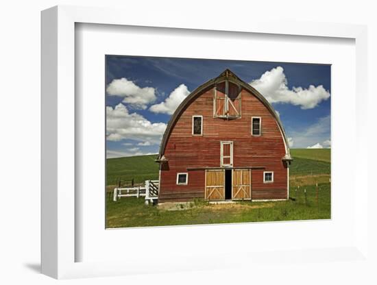 Whitman County, Palouse, Barn, Washington, USA-Charles Gurche-Framed Photographic Print