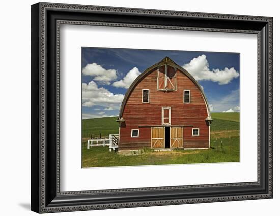 Whitman County, Palouse, Barn, Washington, USA-Charles Gurche-Framed Photographic Print