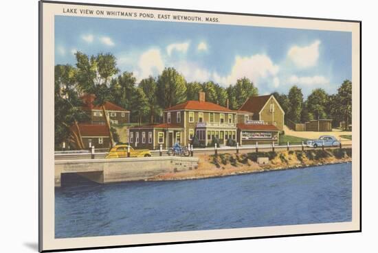 Whitman's Pond, East Weymouth-null-Mounted Art Print