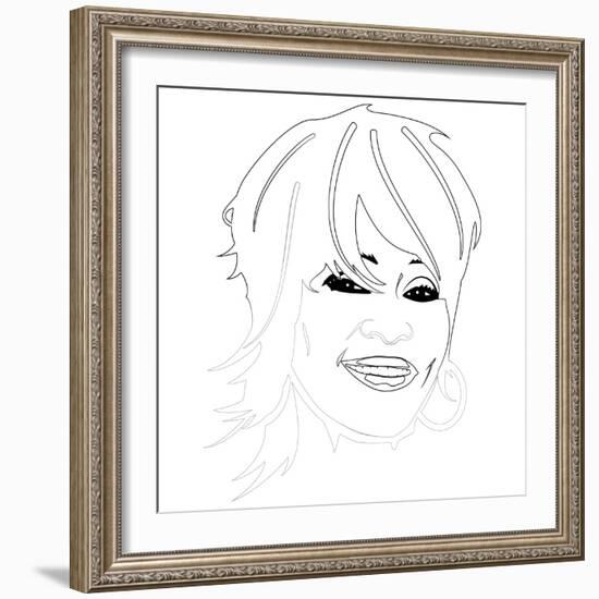 Whitney Houston-Logan Huxley-Framed Premium Giclee Print