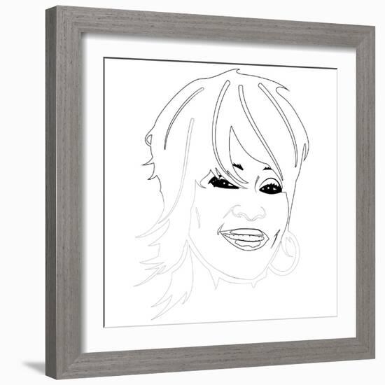 Whitney Houston-Logan Huxley-Framed Premium Giclee Print