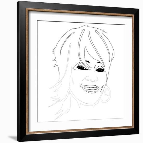 Whitney Houston-Logan Huxley-Framed Premium Giclee Print