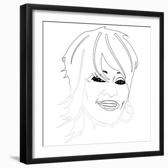 Whitney Houston-Logan Huxley-Framed Premium Giclee Print