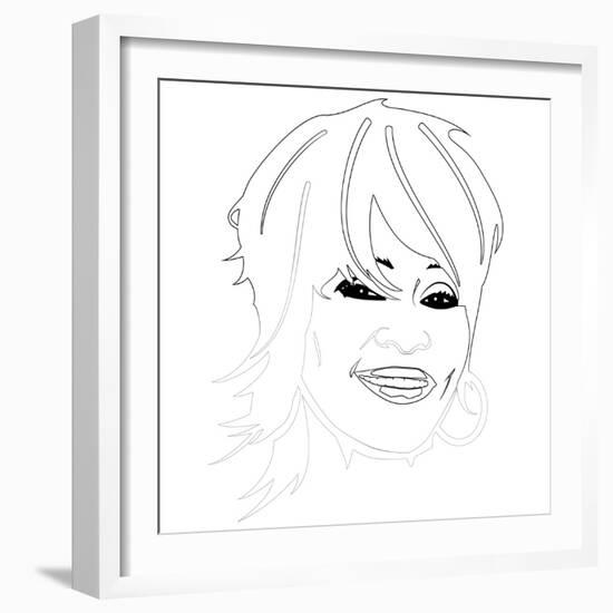 Whitney Houston-Logan Huxley-Framed Premium Giclee Print