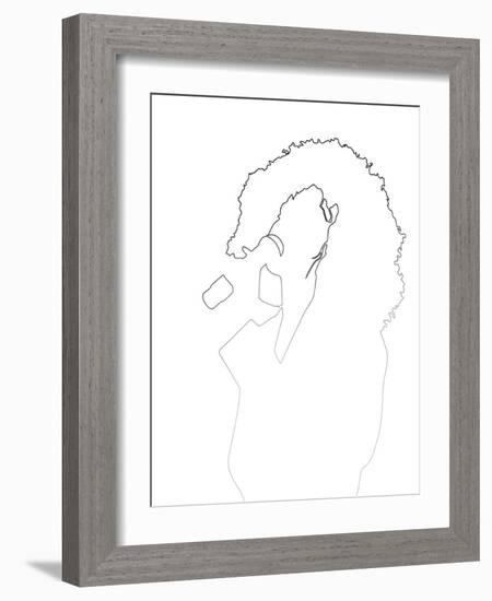 Whitney Houston-Logan Huxley-Framed Premium Giclee Print