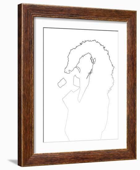 Whitney Houston-Logan Huxley-Framed Premium Giclee Print