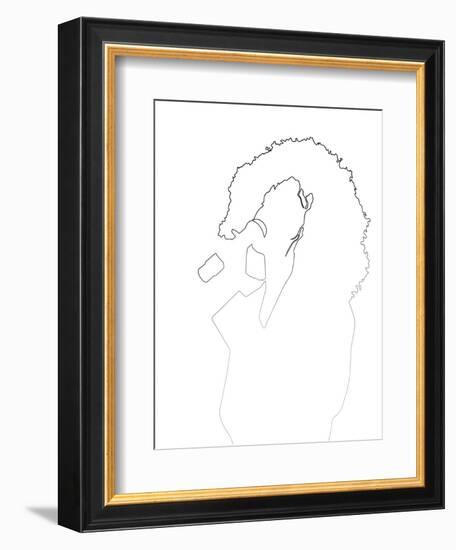 Whitney Houston-Logan Huxley-Framed Art Print