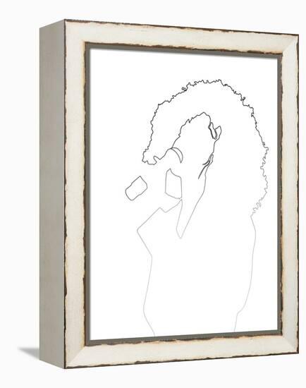 Whitney Houston-Logan Huxley-Framed Stretched Canvas