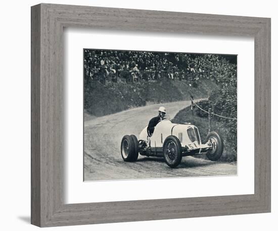 'Whitney Straight (Maserati) breaks the record, 1934', 1934, (1937)-Unknown-Framed Photographic Print