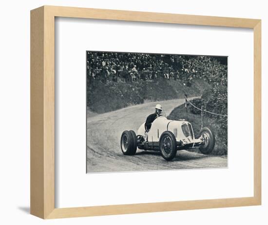 'Whitney Straight (Maserati) breaks the record, 1934', 1934, (1937)-Unknown-Framed Photographic Print