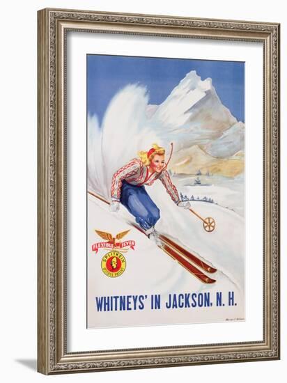 Whitneys' in Jackson, N.H., Designed by Marian E. Williams, C.1937-null-Framed Giclee Print