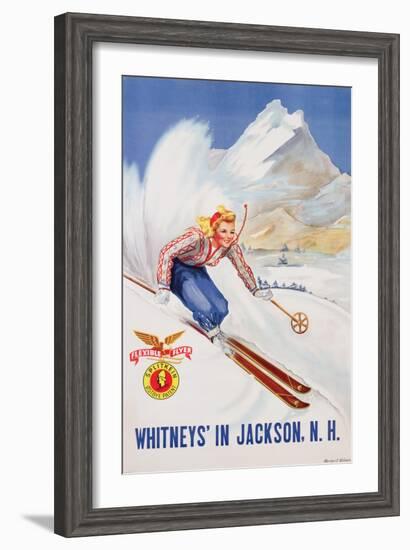 Whitneys' in Jackson, N.H., Designed by Marian E. Williams, C.1937-null-Framed Giclee Print