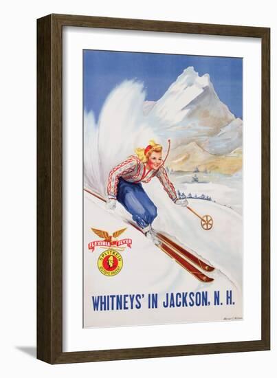 Whitneys' in Jackson, N.H., Designed by Marian E. Williams, C.1937-null-Framed Giclee Print