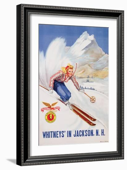 Whitneys' in Jackson, N.H., Designed by Marian E. Williams, C.1937-null-Framed Giclee Print
