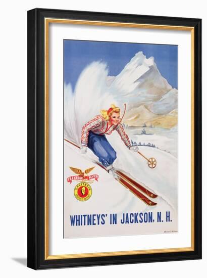 Whitneys' in Jackson, N.H., Designed by Marian E. Williams, C.1937-null-Framed Giclee Print